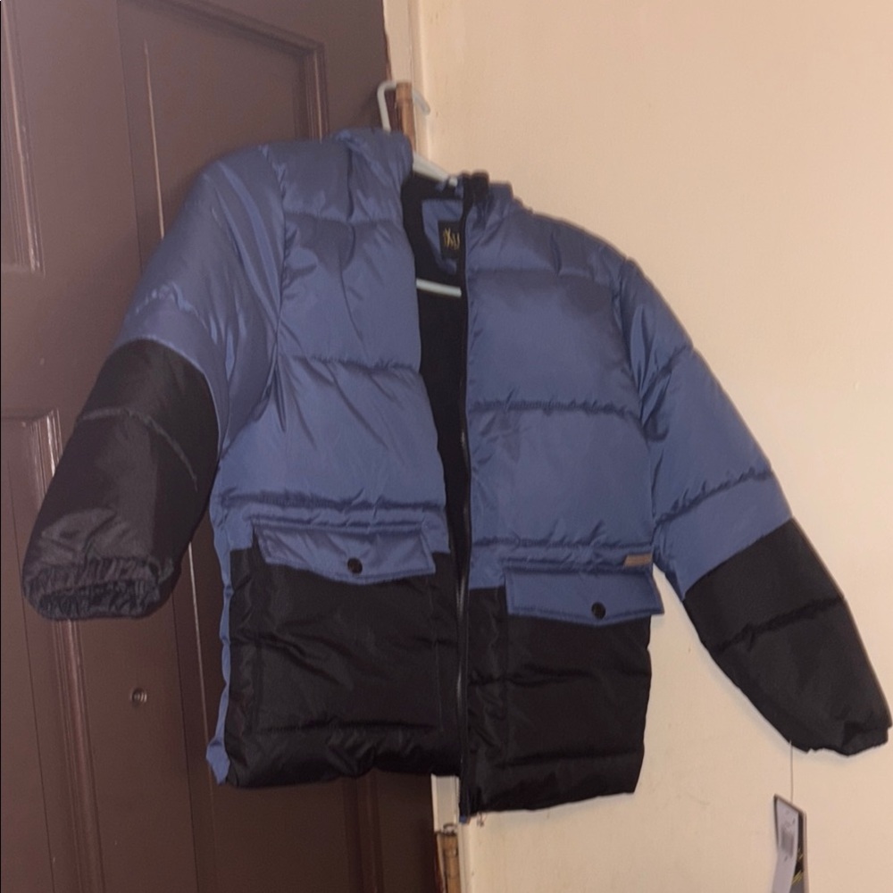 Kids Blue and Black Puffer Jacket by xtreme (Macy’s brand)